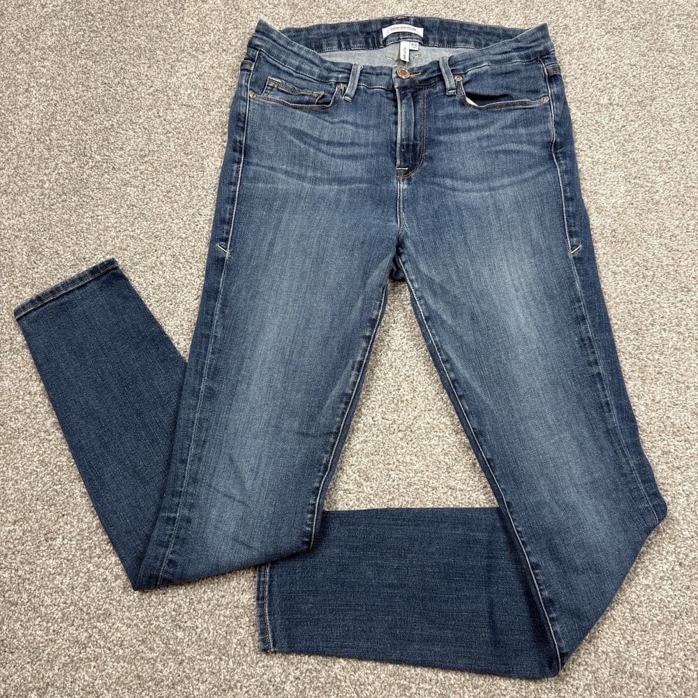 Good American Good Legs Jeans Women 8/29 Blue Stretch Skinny Denim USA
